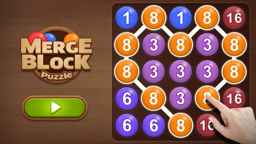 Merge bubble - Number game APK screenshot 1