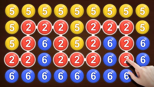 Merge bubble - Number game APK screenshot 1