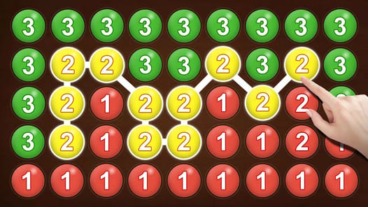Merge bubble - Number game APK screenshot 1
