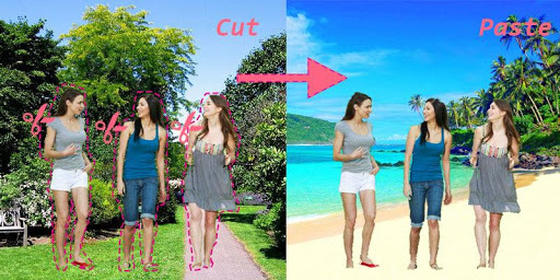 Photo Cut Paste Editor APK screenshot 1