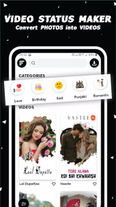 Buzo - Video Status Maker APK screenshot 1