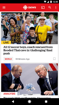 CBC News APK screenshot 1