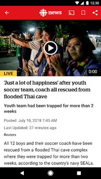 CBC News APK screenshot 1