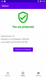 Call Filter APK screenshot 1