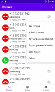Call Filter APK screenshot 1