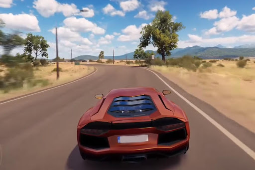 Lamborghini Car Game APK screenshot 1