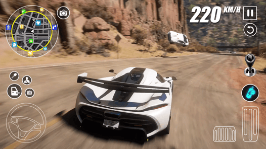Traffic Driving Car Crash APK screenshot 1