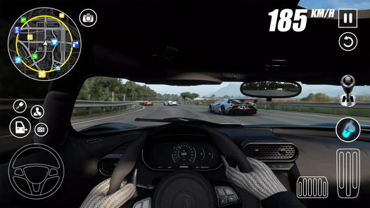 Traffic Driving Car Crash APK screenshot 1