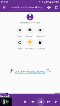 Remote+Cast for Roku APK screenshot 1
