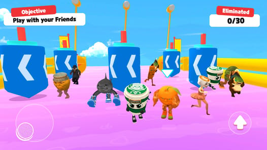 Silly Guys Race: Fall & Run APK screenshot 1