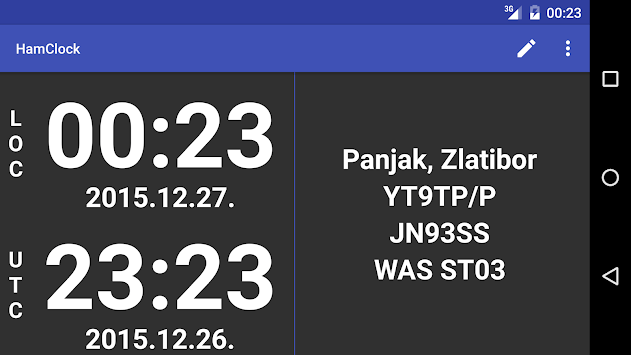 Ham Clock APK screenshot 1