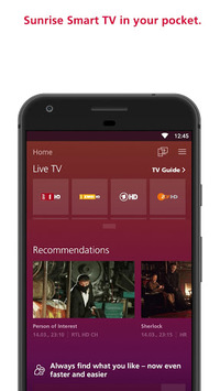 Sunrise Smart TV APK screenshot 1 Sunrise Smart TV APK screenshot 1