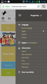 Swisscows Search APK screenshot 1