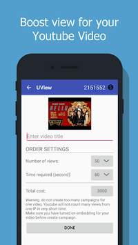 UView - View4View for YouTube video APK screenshot 1