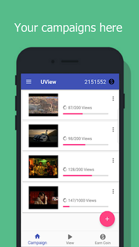 UView - View4View for YouTube video APK screenshot 1