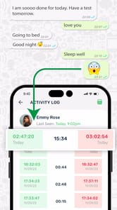 Check-Chat - Last Seen APK screenshot 1
