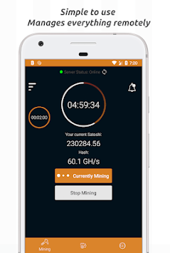 Bitcoin Cloud Miner - Get Free BTC APK screenshot 1
