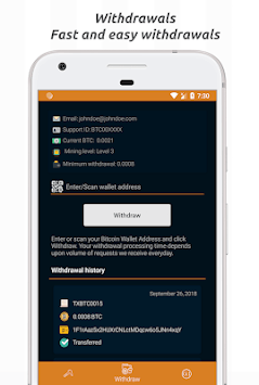 Bitcoin Cloud Miner - Get Free BTC APK screenshot 1