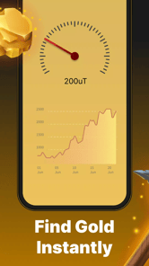 Gold Detector, Metal Detector APK screenshot 1
