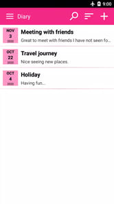 Diary APK screenshot 1 Diary APK screenshot 1