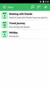 Diary APK screenshot 1 Diary APK screenshot 1