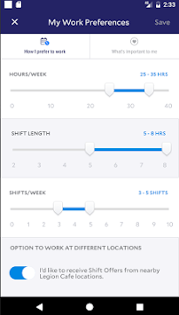 Legion Workforce Engagement APK screenshot 1