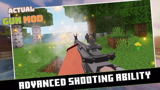 Actual Gun Weapon Mod for MCPE APK screenshot 1