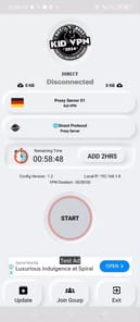 Kid VPN APK screenshot 1