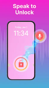Voice Lock Screen - Voice Lock APK screenshot 1