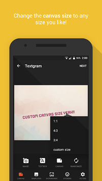 Textgram - write on photos APK screenshot 1 Textgram - write on photos APK screenshot 1