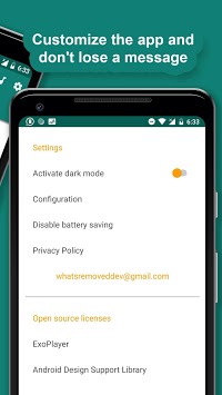 WhatsRemoved+ APK screenshot 1 WhatsRemoved+ APK screenshot 1