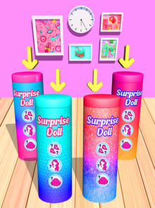 Color Reveal Suprise Doll Game APK screenshot 1