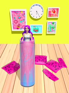 Color Reveal Suprise Doll Game APK screenshot 1