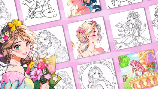 Princess Coloring APK screenshot 1 Princess Coloring APK screenshot 1