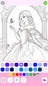 Princess Coloring APK screenshot 1 Princess Coloring APK screenshot 1