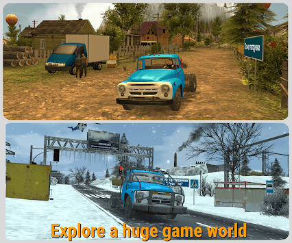 Russian Car Driver  ZIL 130 APK screenshot 1