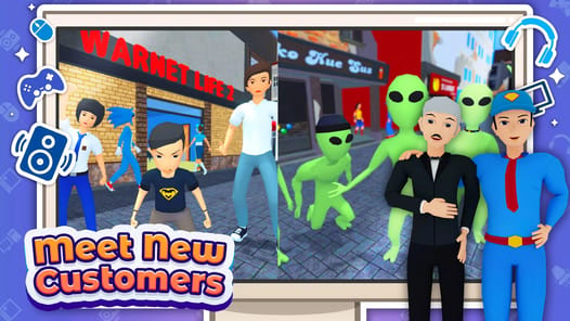 Gaming Cafe Life APK screenshot 1