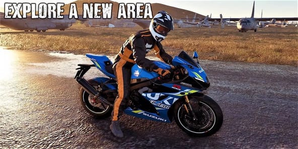 Extreme motorcycle simulator APK screenshot 1