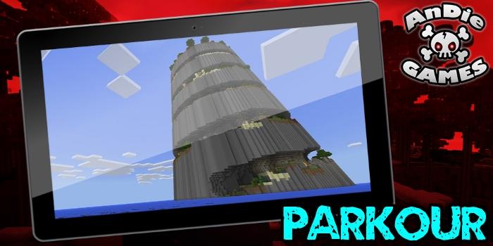 Parkour Spiral Map for MCPE APK screenshot 1 Parkour Spiral Map for MCPE APK screenshot 1