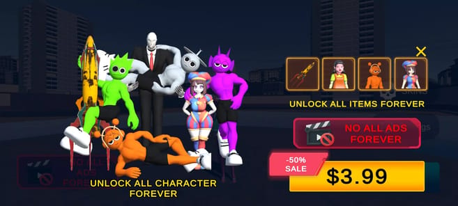 Ragdoll Sandbox Fall Simulator APK screenshot 1