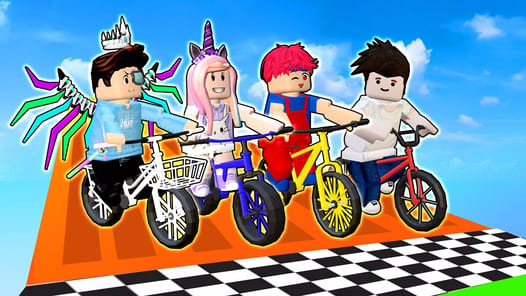 Bike Parkour: Obby Game APK screenshot 1