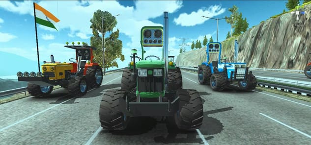 Indian Tractor Simulator Game APK screenshot 1