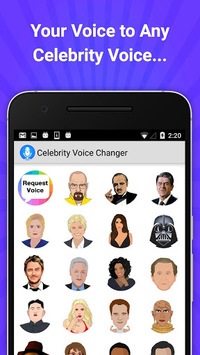 Celebrity Voice Changer Lite APK screenshot 1