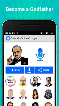 Celebrity Voice Changer Lite APK screenshot 1