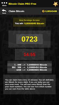 Bitcoin Claim Pro - Free BTC APK screenshot 1