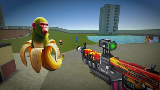 Nextbots backroom Meme Hunters APK screenshot 1