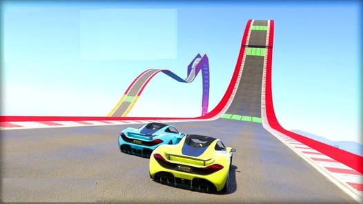 Mega Ramp Car Offline Games APK screenshot 1