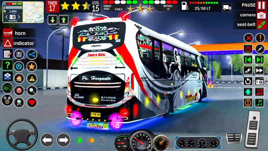 City Bus Game Highway US Bus APK screenshot 1