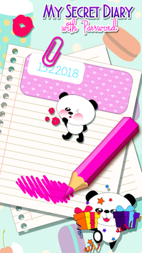 My Secret Diary with Password APK screenshot 1