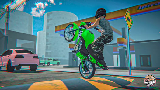 Wheelie City APK screenshot 1 Wheelie City APK screenshot 1
